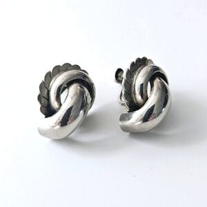 Vintage Silver Handcrafted Earrings